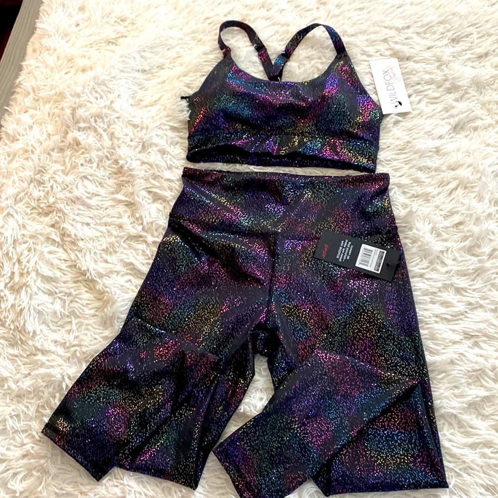 Wildfox. Activewear. Sports bra. Matching leggings. NWT.